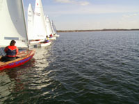 Schwitzend an den Start